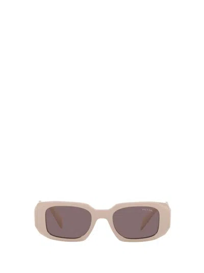 Prada Purple Brown Rectangular Ladies Sunglasses Pr 17ws Vyj6x1 49