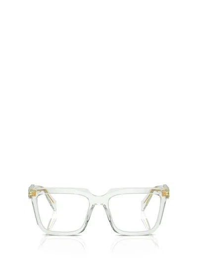 Prada Eyewear In Transparent Mint