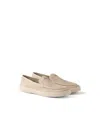 Prada Logo-printed Loafers In Multi