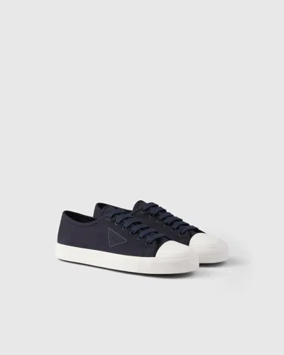 Prada Fabric Sneakers In Black
