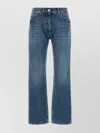 Prada Faded Wash Five-pocket Denim Trousers In Blue