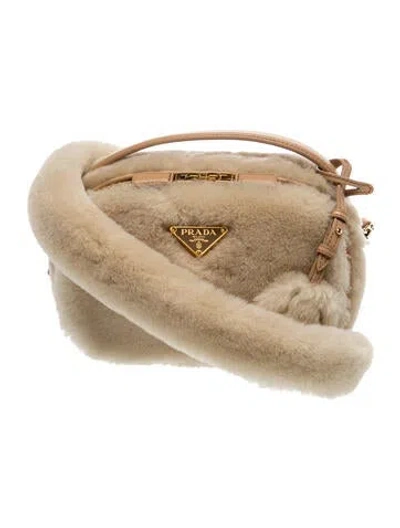 Pre-owned Prada Faux Fur In Brown