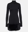 Prada Abito In Jersey Nero Donna In Schwarz