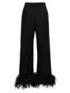 Prada Jogginghose Aus Baumwollfleece Mit Federbesatz