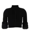 Prada Black Cotton Blend Jacket