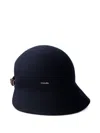 Prada Felt Hat In Blue