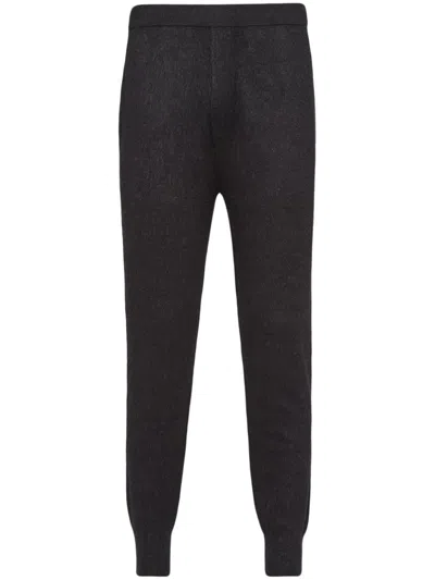 Prada Cashmere Pants In Grey