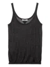 Prada Tanktop Aus Kaschmir Und Seide In Gray