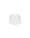 Prada Triangle-logo Bucket Hat In White