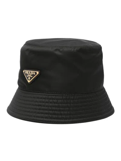 Prada Fisherman Hat In Black