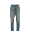 Prada Distressed-effect Straight-leg Jeans In Light Blue