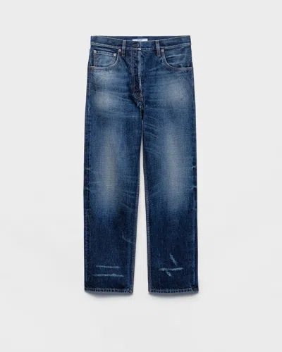 PRADA FIVE-POCKET-JEANS AUS GEWASCHENEM DENIM
