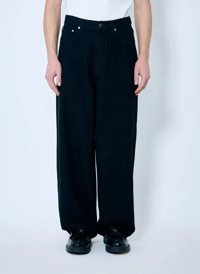 Prada Five-pocket Jeans In Black