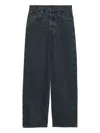 Prada Regular Denim Jeans In Black