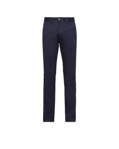 PRADA FIVE-POCKET STRETCH DRILL JEANS