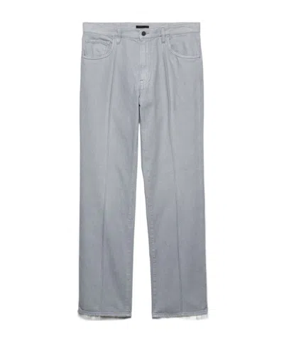 PRADA PRADA LOGO PATCH STRAIGHT-LEG JEANS