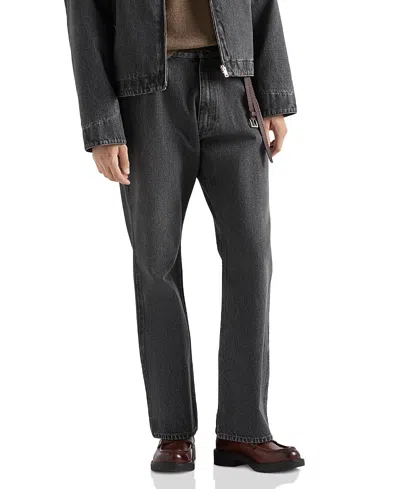 Prada Five-pocket Denim Jeans In Animal Print