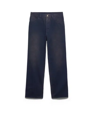 Prada Five-pocket-jeans Aus Denim In Blau