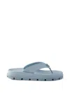 Prada Thong Sandals In Blue