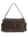 Prada Flap Bags In Brown