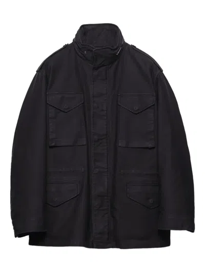 PRADA FLAP-POCKET COTTON JACKET