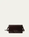Prada Flap Soft Leather Shoulder Bag In F0xug Cognac N