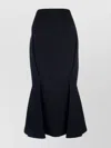 Prada Flared High Waist Skirt With Back Slit