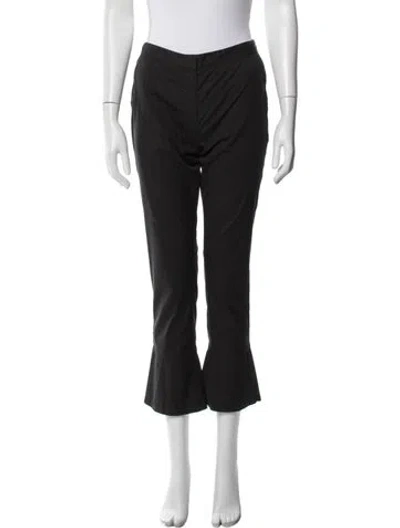Pre-owned Prada Flared Pants In Black
