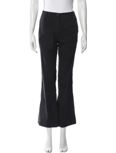 Pre-owned Prada Flared Pants In Black