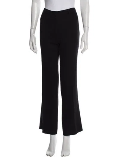 Pre-owned Prada Flared Pants In Black