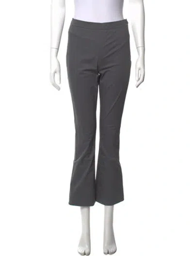 Pre-owned Prada Flared Pants In Grey