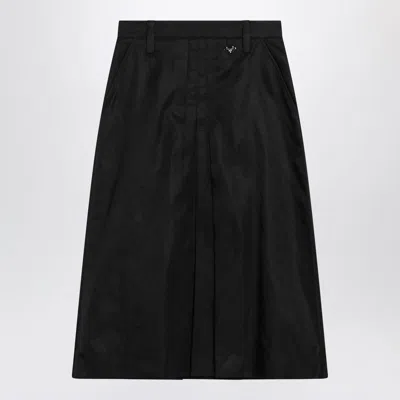 PRADA PRADA FLARED RE-NYLON SKIRT