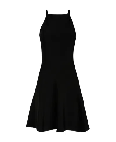 PRADA PRADA FLARED SLEEVELESS DRESS