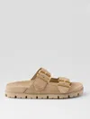 Prada Flat Sandals Woman Ecru