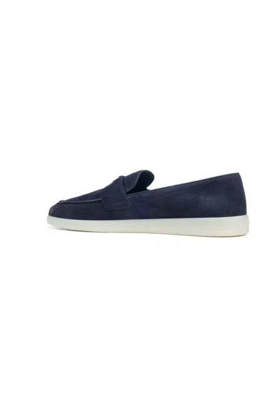 Prada Flat Shoes In Navy