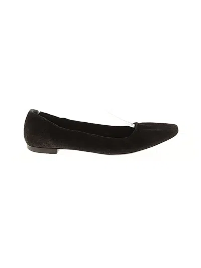 Pre-owned Prada Flats In Black