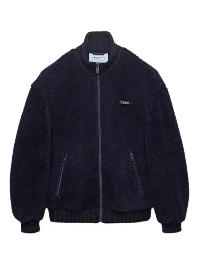 PRADA PRADA FLEECE JACKET CLOTHING
