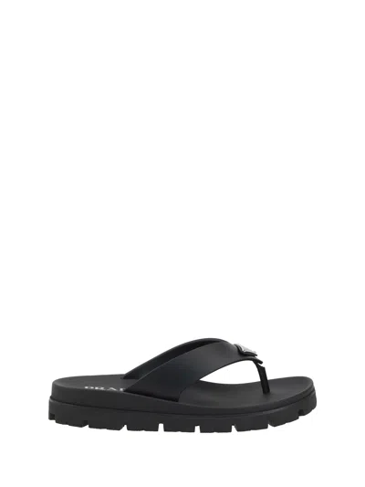 Prada Flip-flops In Black