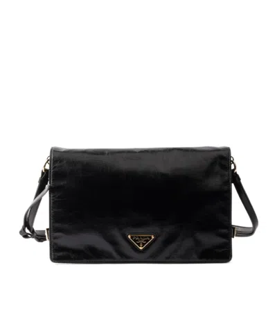 PRADA MEDIUM LEATHER SHOULDER BAG