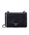 Prada Flip Shoulder Bag In Black