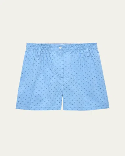 Prada Floral Eyelet Poplin Shorts