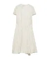 Prada Floral Jacquard Dress In White
