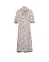 Prada Patterned Dress In Purple
