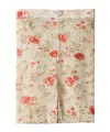 Prada Floral Print Pantyhose In Red