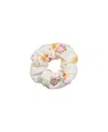 Prada Floral-print Satin Scrunchie In White