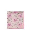 Prada Printed Silk Twill Scarf In Begonia Pink