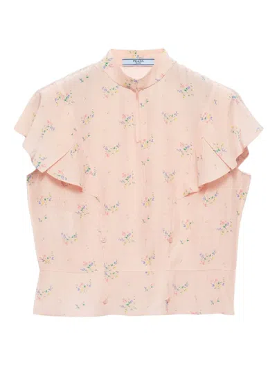 Prada Floral Print Shirt