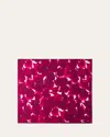 Prada Floral-print Silk Scarf In F0bxh Ciclamino Bianco