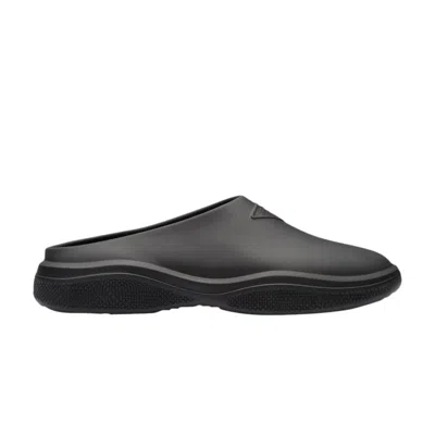 Pre-owned Prada Foam Rubber Mules 'black'