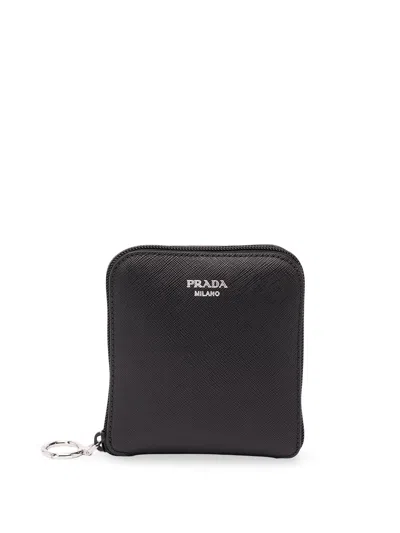 Prada Foldable Re-nylon Tote In Black